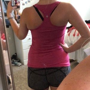 Lululemon Hot Pink Workout Tank